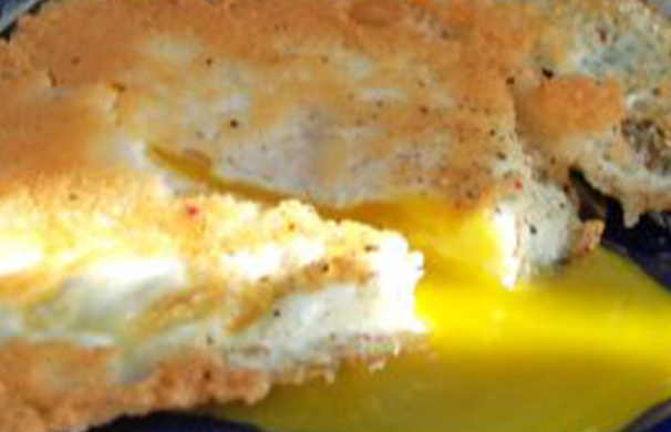 Eggs with Parmesan Cheese and Olive Oil