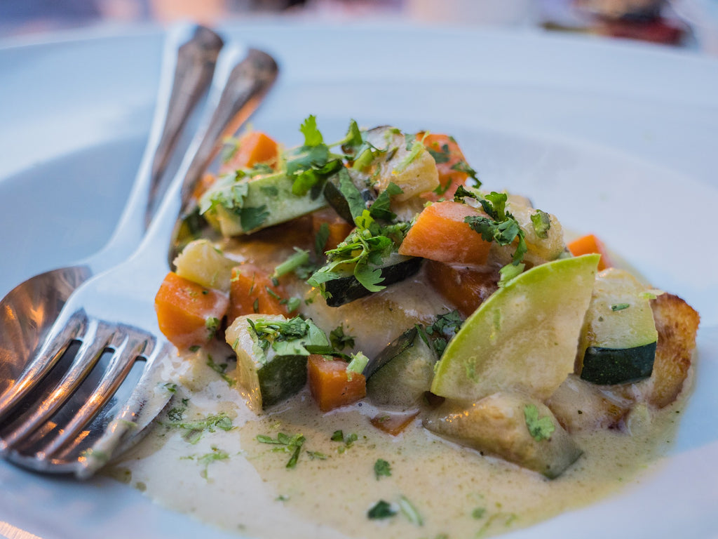Coconut-Vegetable Curry with Cashews