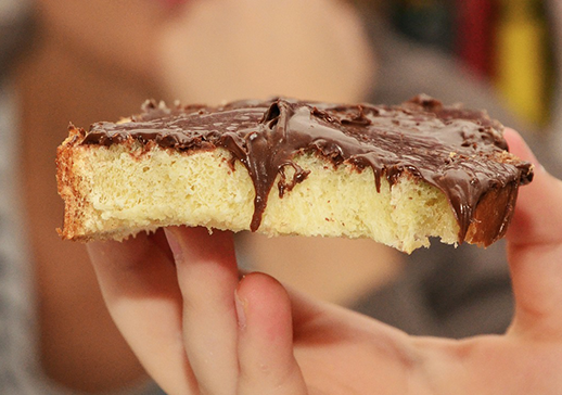 Rustic Bread with Olive Oil, Dark Chocolate, and Salt