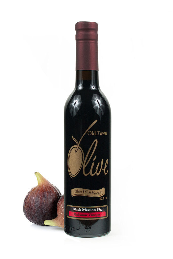 Black Mission Fig Dark Balsamic Vinegar Condimento