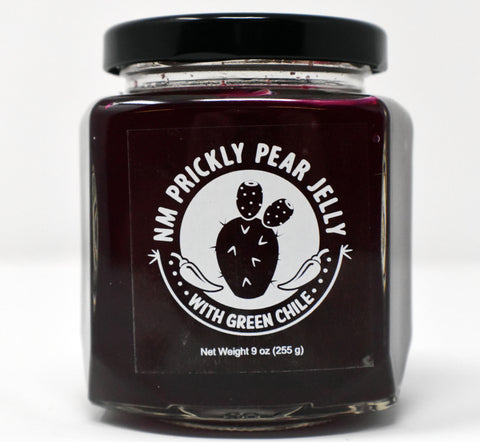 New Mexico Prickly Pear Jelly with Green Chile