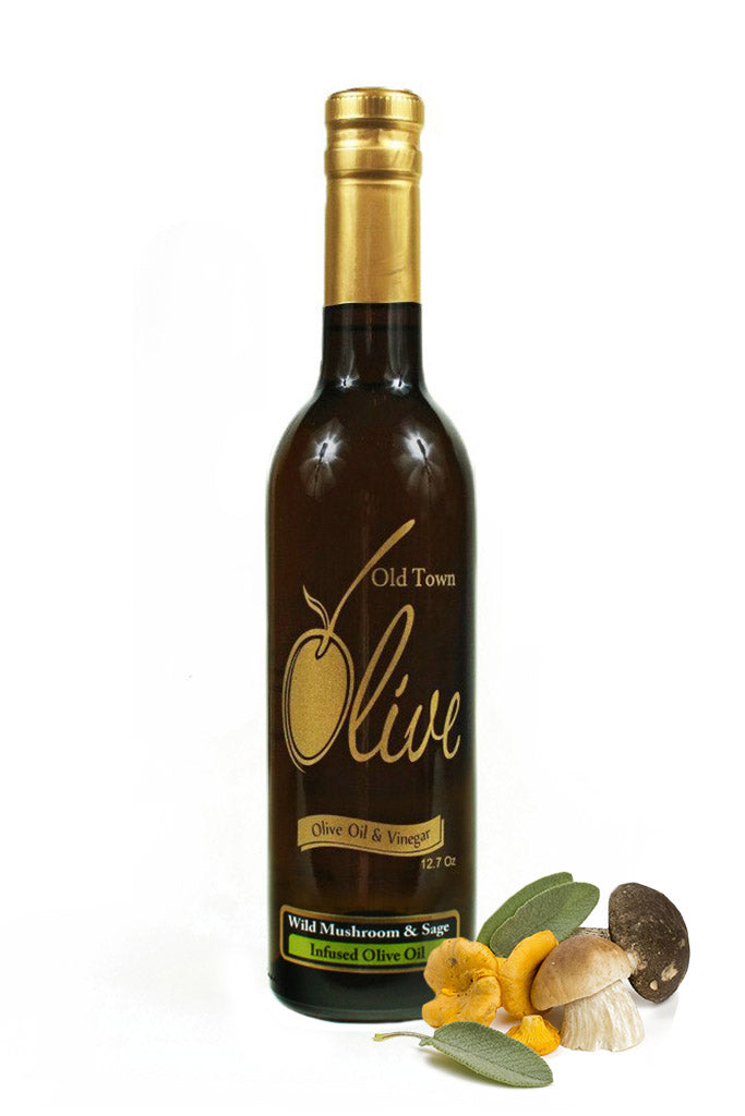 Wild Mushroom and Sage Infused Olive Oil