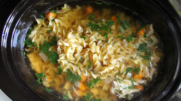 Crockpot Chicken Noodle Soup