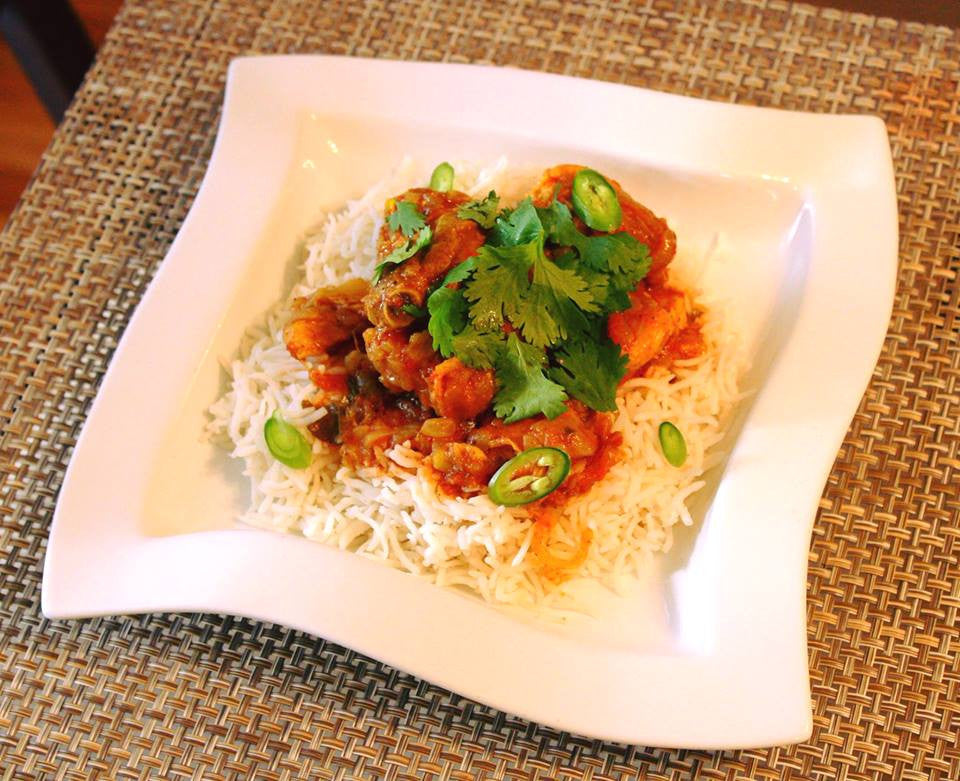 Fijian Style Chicken Curry with Baklouti