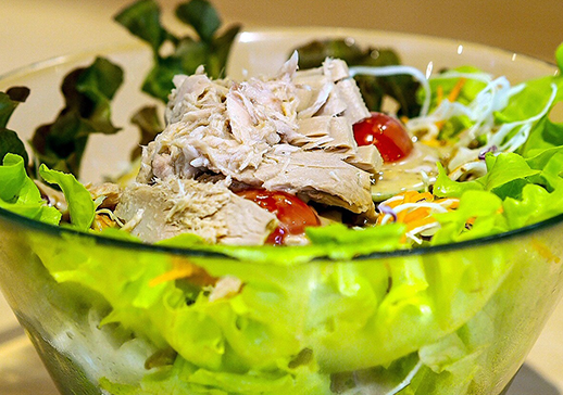 Mayo-Free Tuna Salad with Balsamic Vinegar & Olive Oil