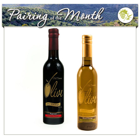 Espresso Balsamic Condimento & Blood Orange Fused Olive Oil