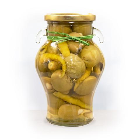 Delizia Garlic&Green Chili stuffed olives