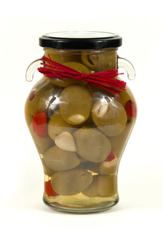 Delizia Garlic & Chili Stuffed Olives Gordal